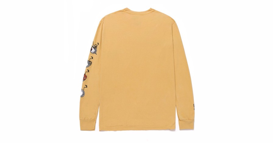 Garrett Leight Glco X Daniel Shepard Long Sleeve T-Shirt Yellow Kleidung & Accessoires