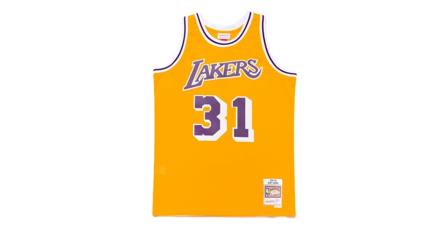 Garrett Leight Glco X Mitchell & Ness Rambis Jersey Gold Kleidung & Accessoires